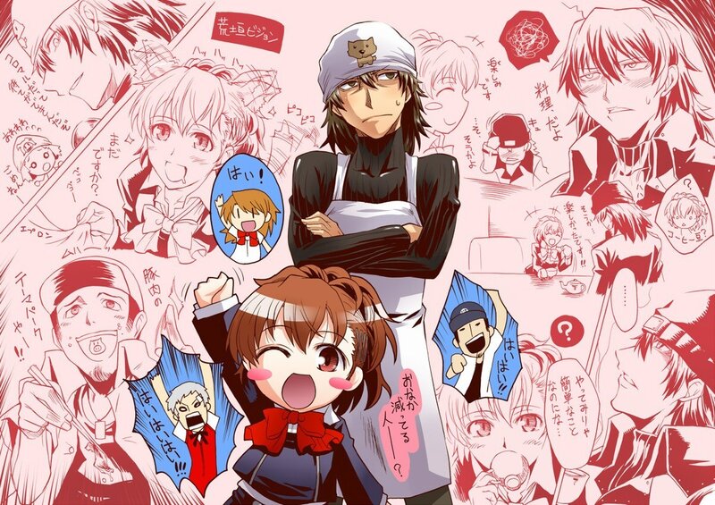 Anime character collage artwork
