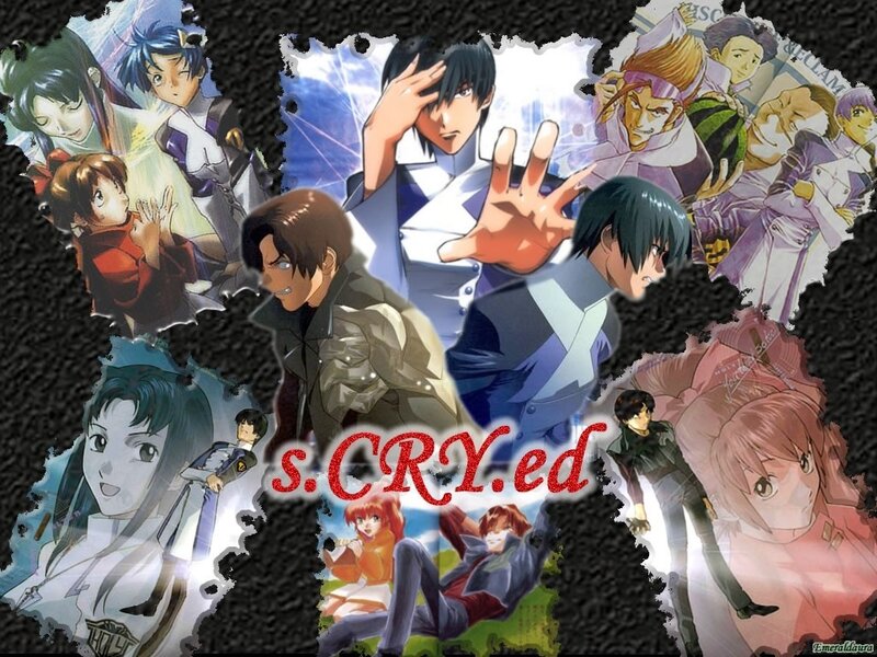 Anime Character Collage — Black, Dramatic, Characters