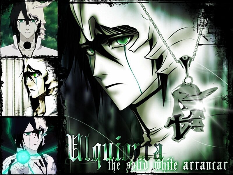 Anime Character Collage — Black, Dramatic, Manga, Necklace