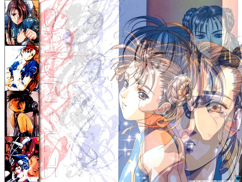 Anime Character Collage — Blue, Dramatic, Manga, Characters