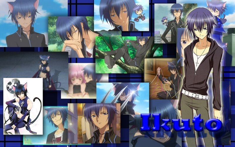 Anime Character Collage — Blue, Dynamic