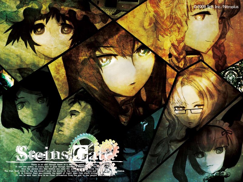 Anime Character Collage — Brown, Dramatic, Manga, Gears