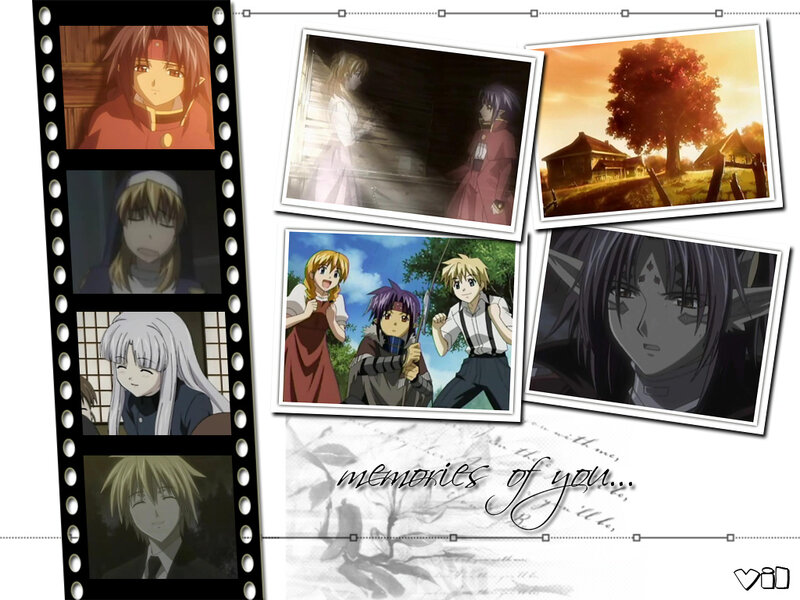 Anime Character Collage — Brown