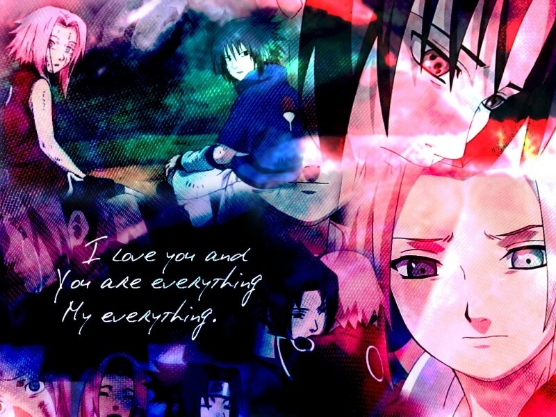 Anime Character Collage — Pink
