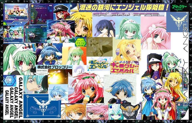 Anime Character Collage — Pink, Vibrant