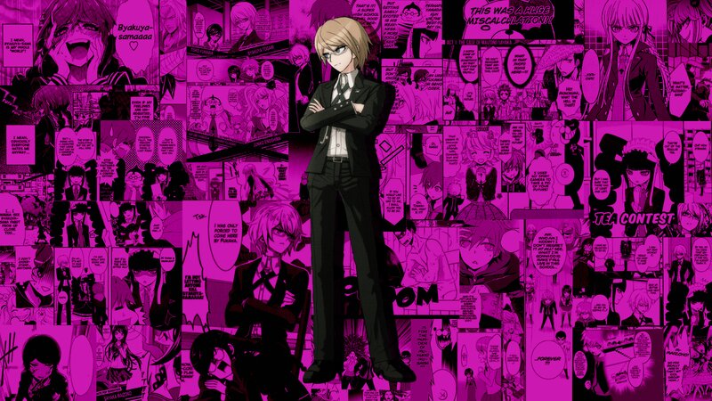 Anime Character Collage — Purple, Dramatic, Manga, Manga Panels, Character Art