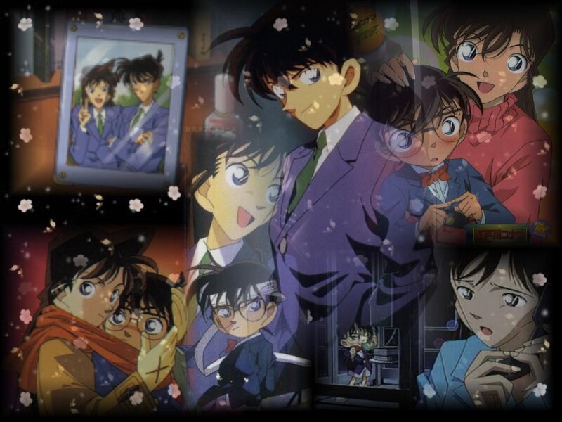 Anime Character Collage — Purple, Dramatic, Spring