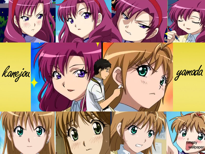 Anime Character Collage — Purple