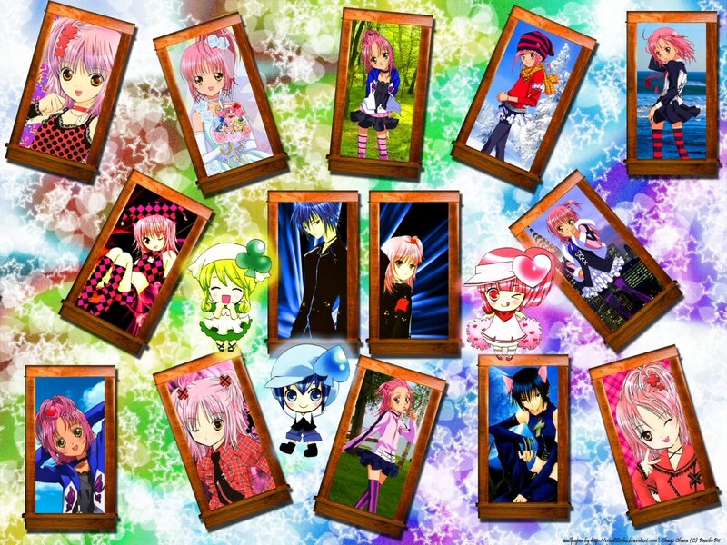 Anime character collage wallpaper