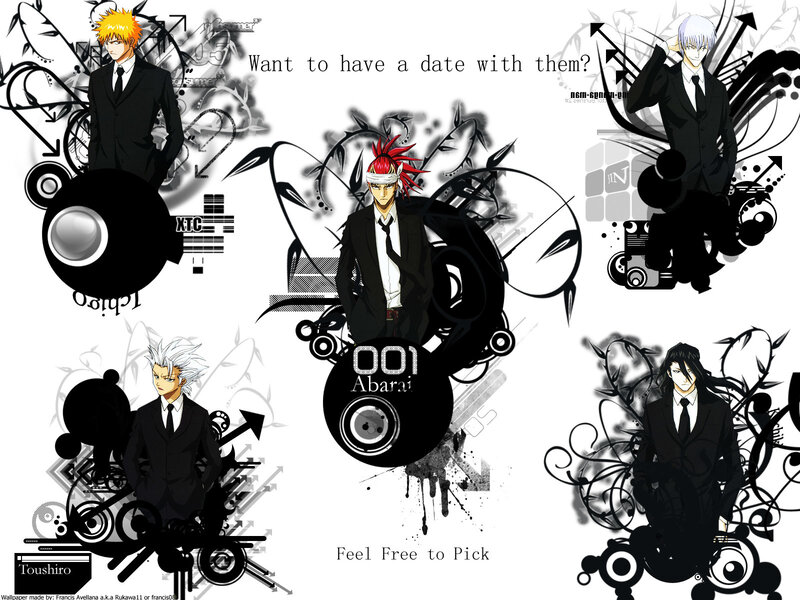 Anime character collage wallpaper