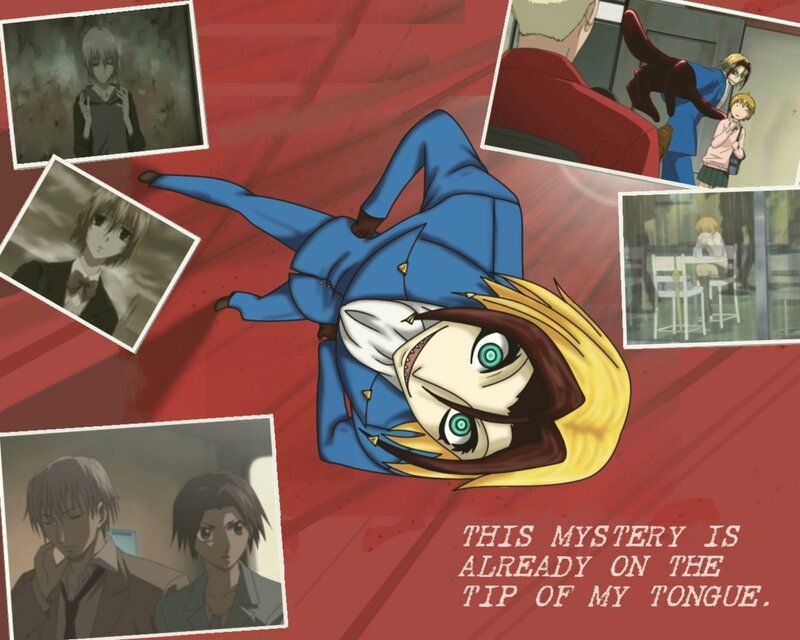 anime character collage with quotes