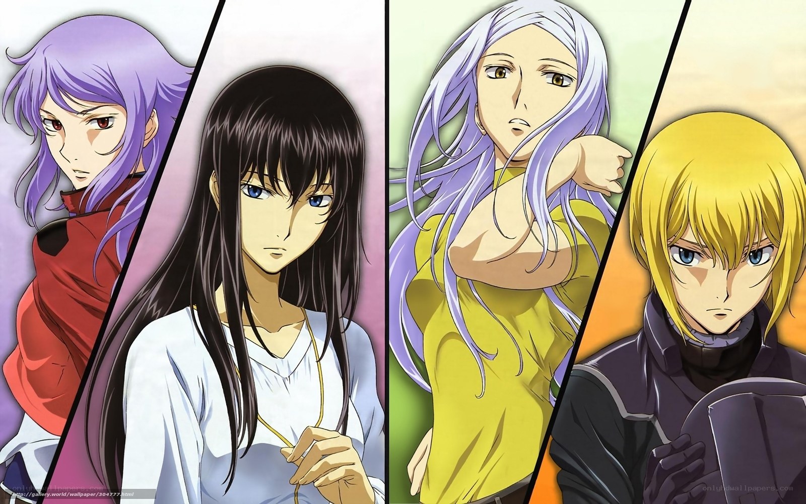 anime character collage
