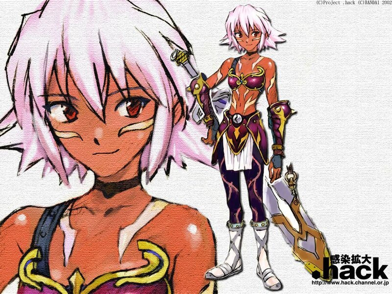 Anime character concept art