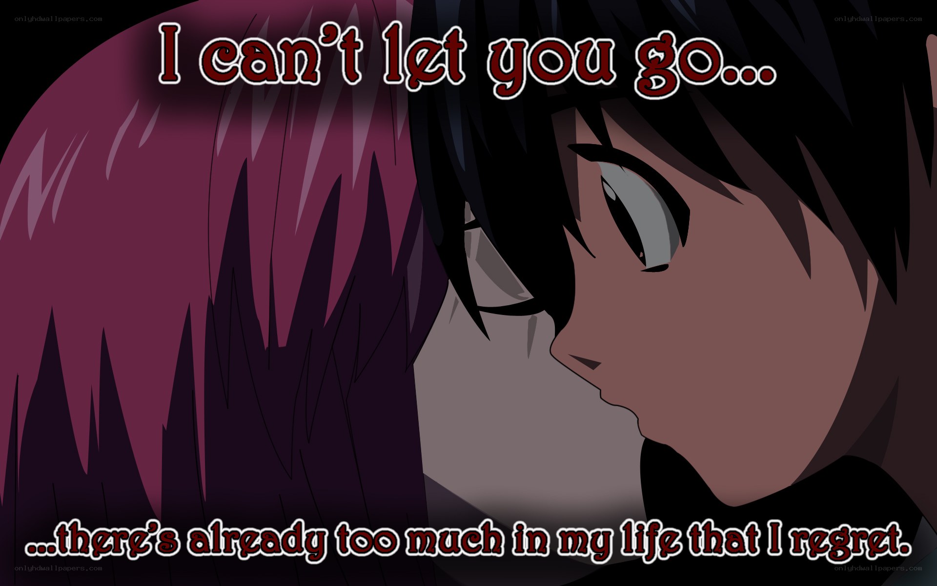 anime character confession