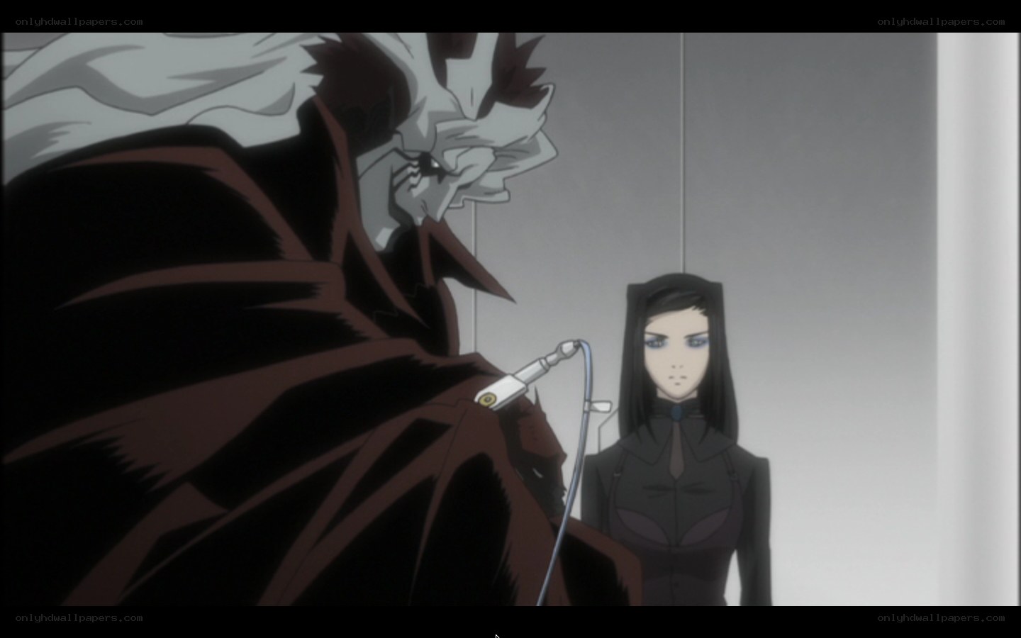 anime character confrontation