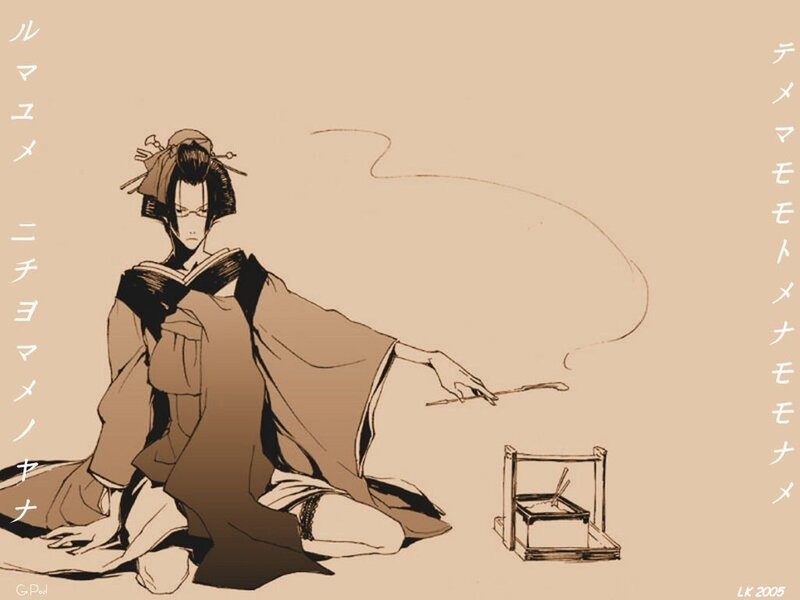 anime character cooking
