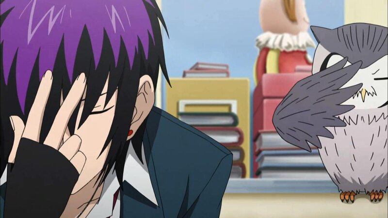 anime character covering face