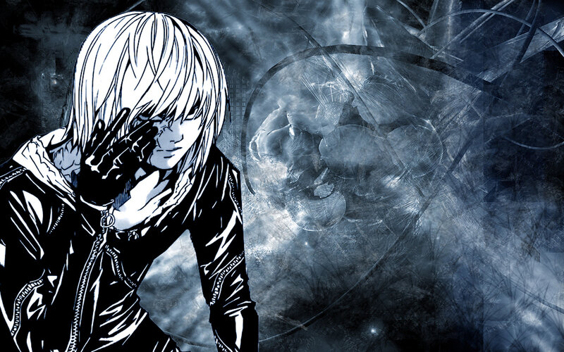Anime Character Covering Face — Black