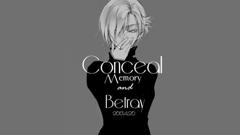Anime Character Covering Face — Gray