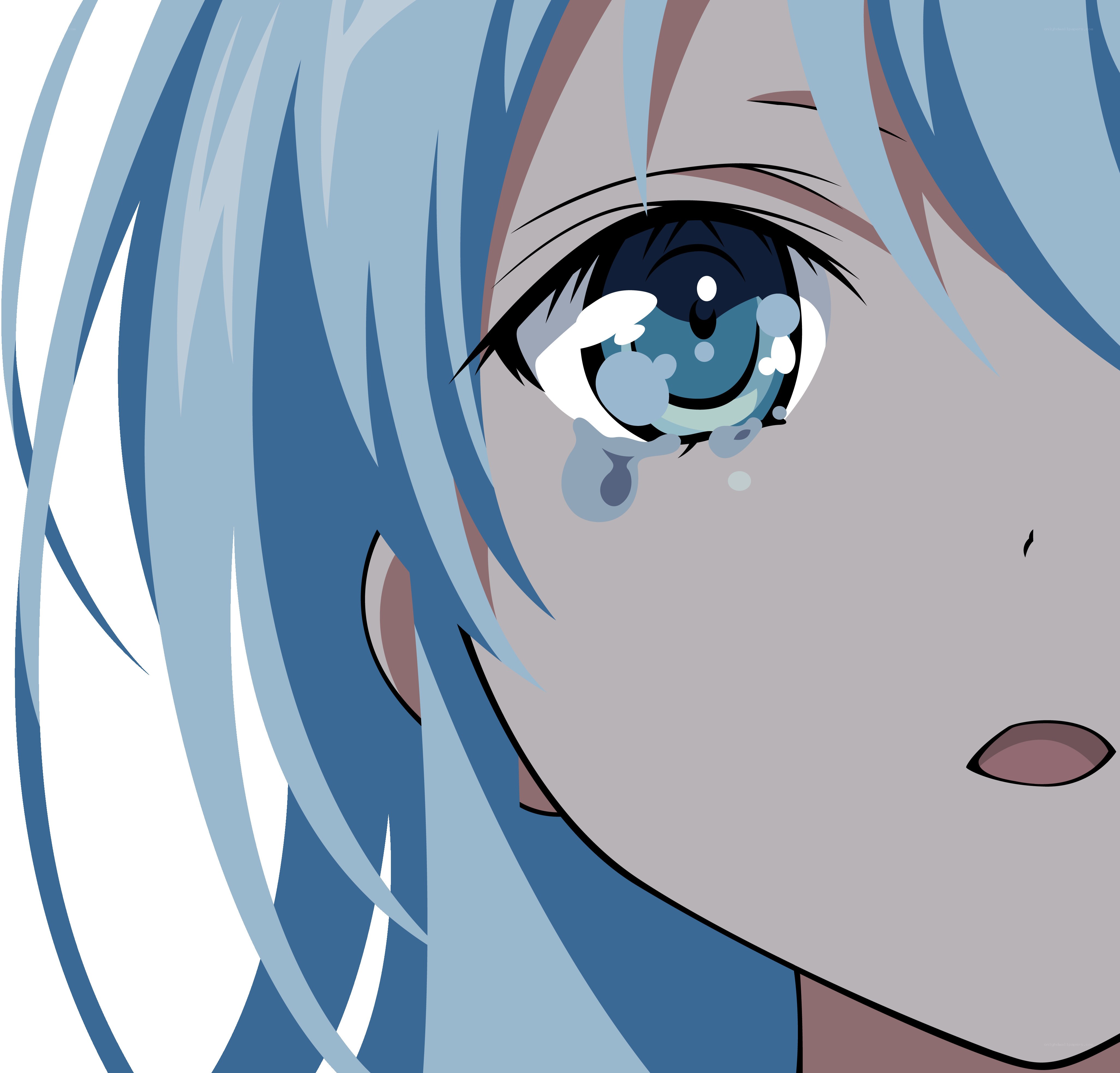 anime character crying