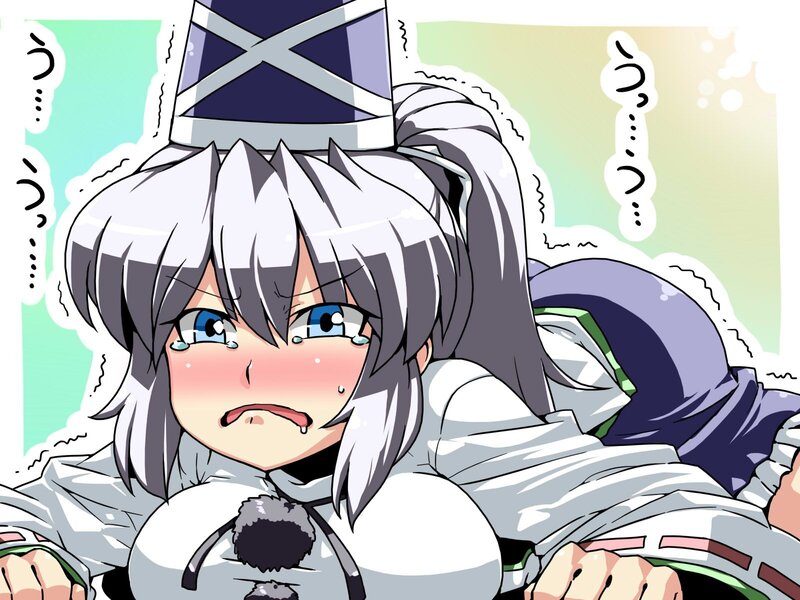 anime character crying