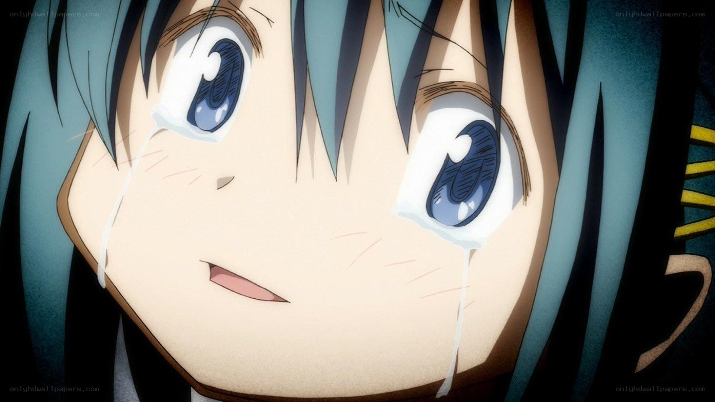 anime character crying