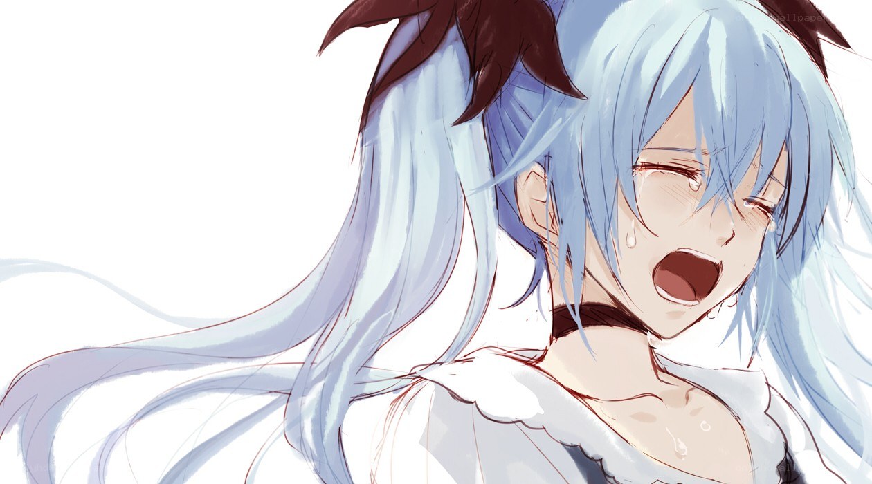 anime character crying