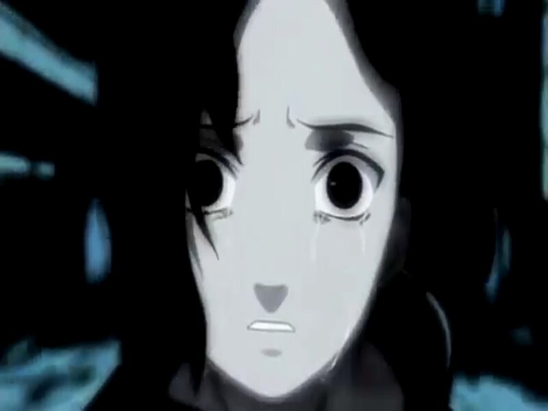 Anime Character Crying — Black