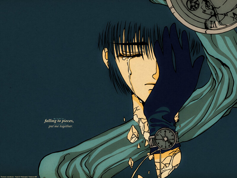 Anime Character Crying — Blue, Dramatic, Manga, Tears, Watch