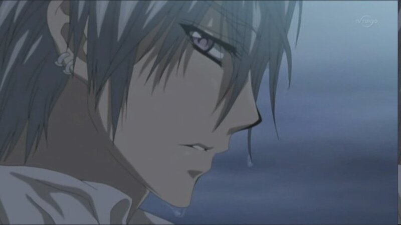 Anime Character Crying — Gray