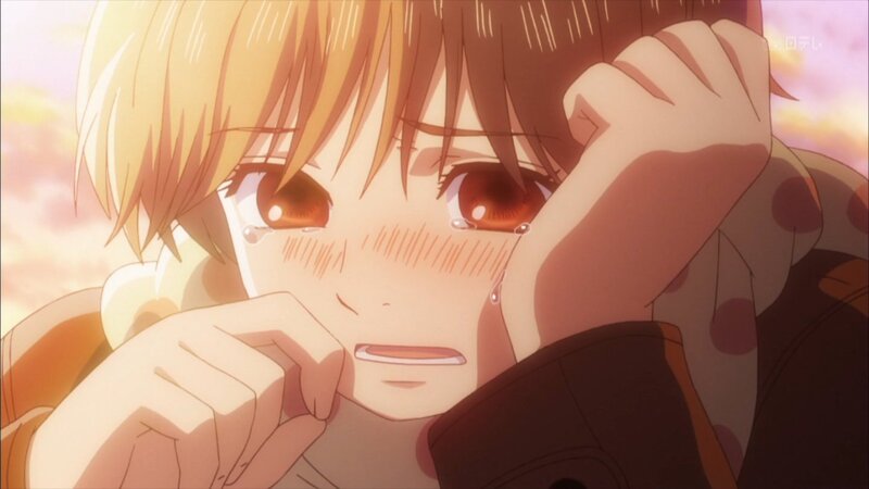 Anime Character Crying — Orange, Emotional