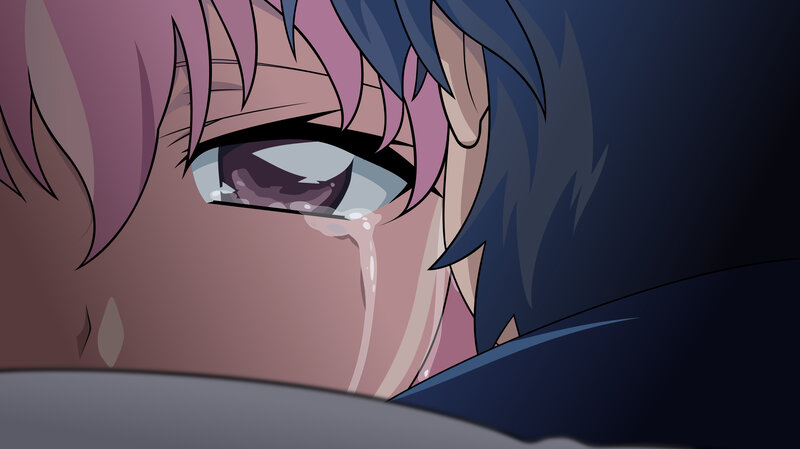 Anime Character Crying — Pink
