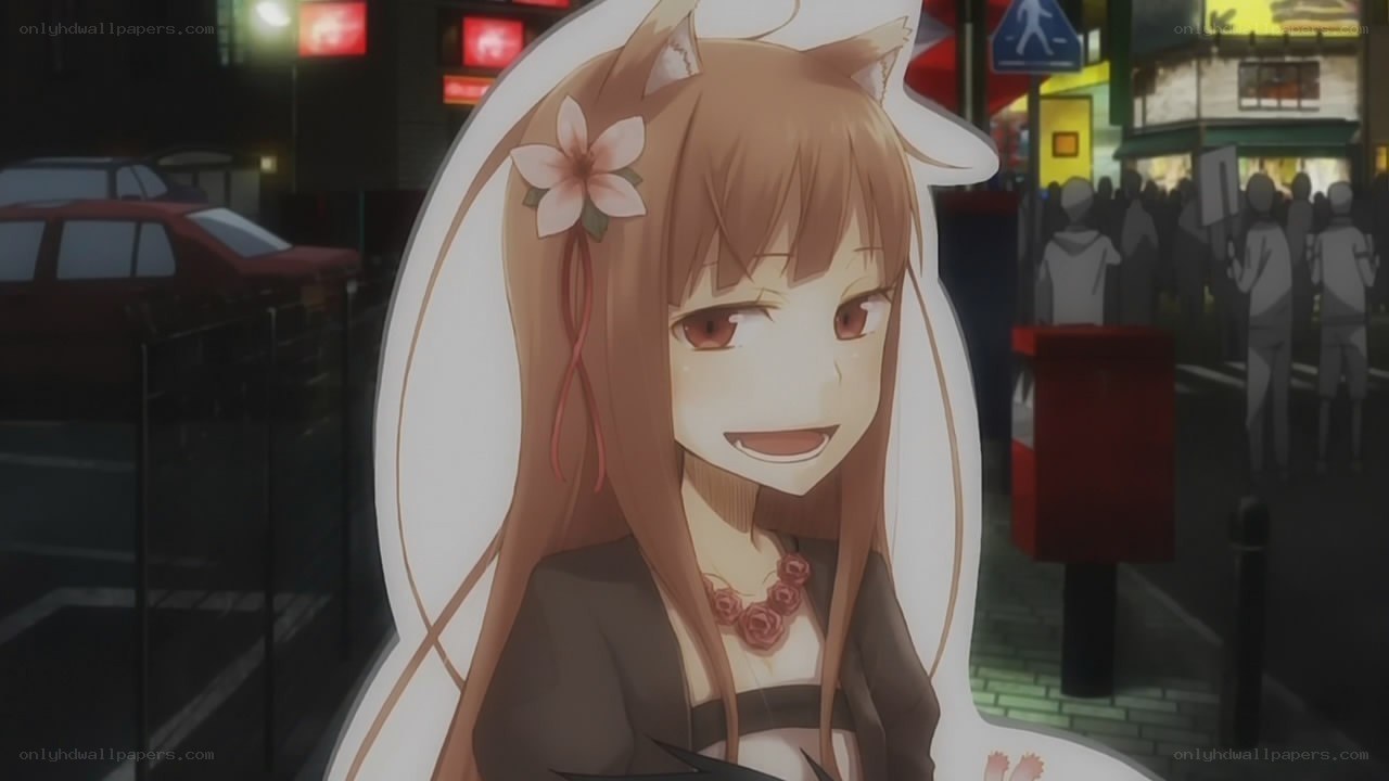 anime character cutout on street