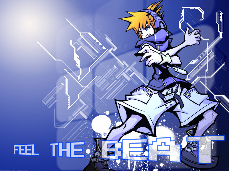 Anime Character Dancing — Blue, Energetic