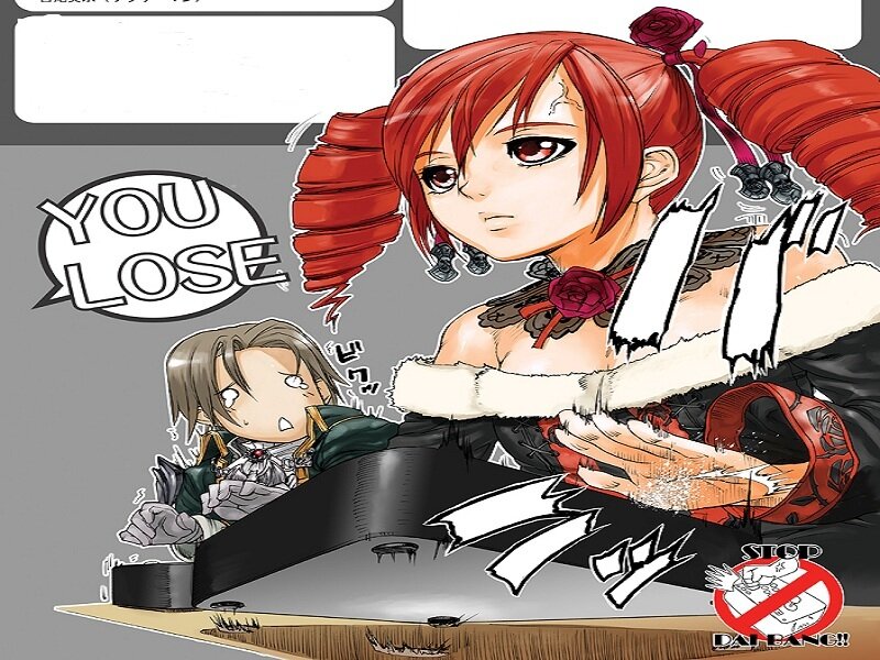 anime character defeats opponent
