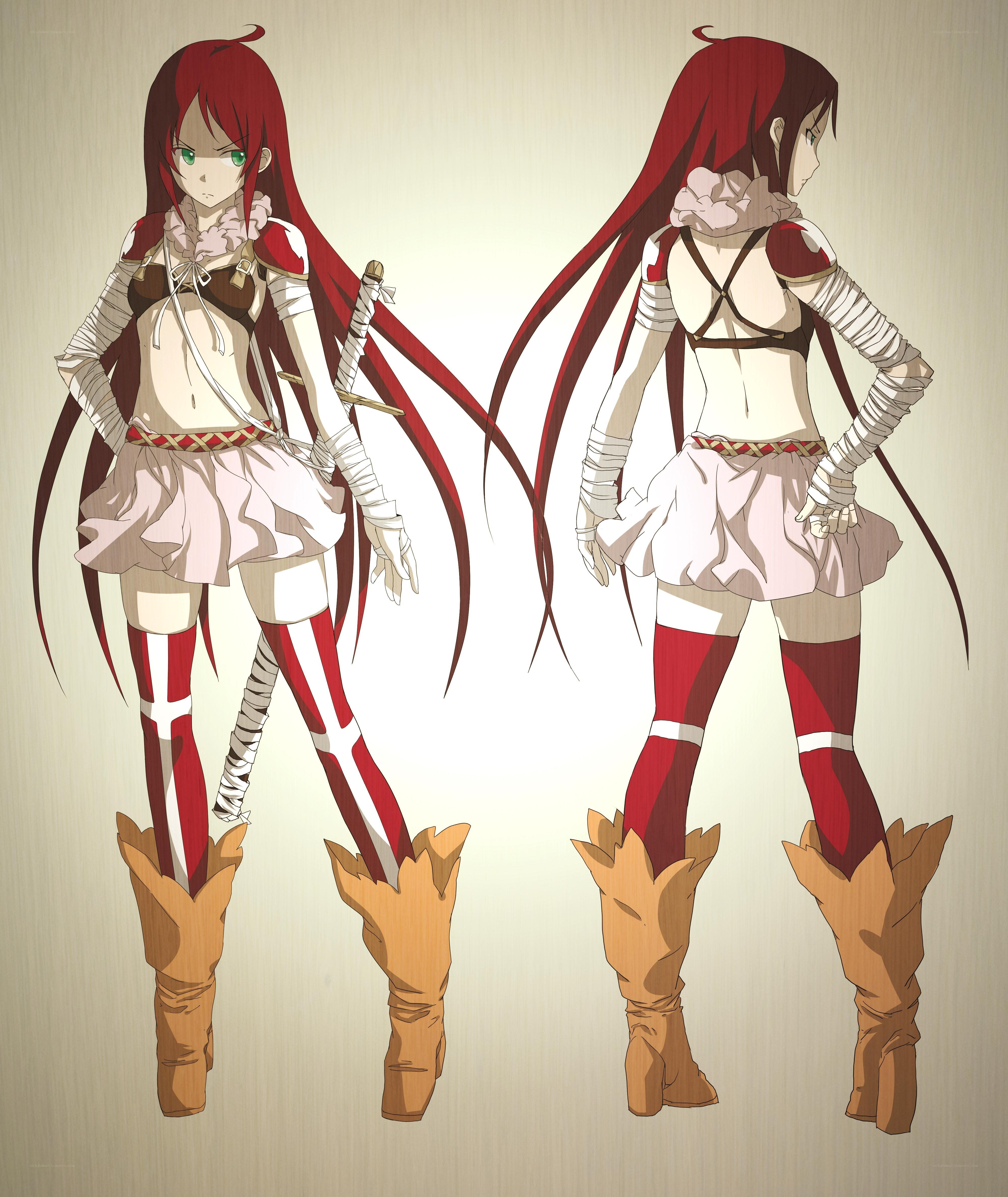 anime character design sheet