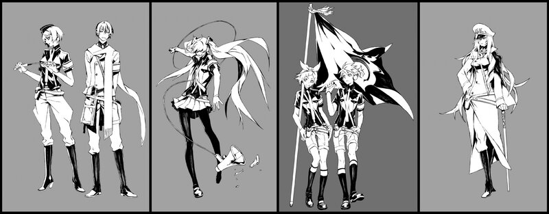 Anime Character Designs — Black