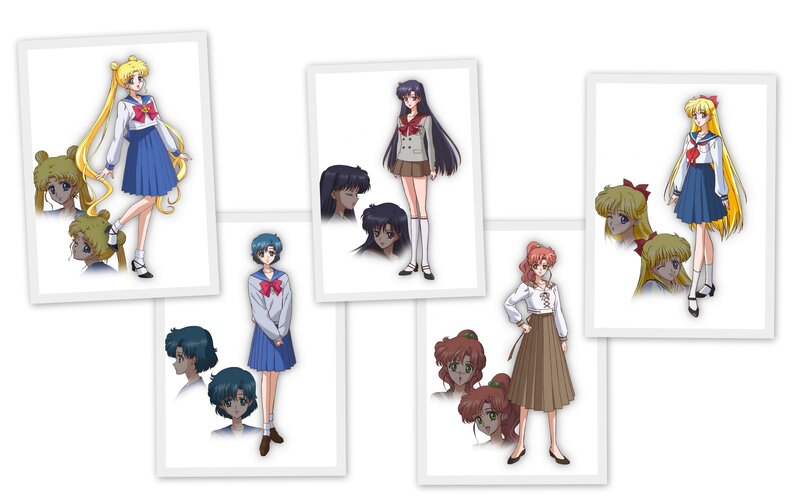 Anime Character Designs — Blue, Neutral