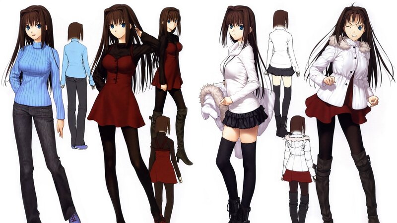 Anime Character Designs — Brown, Neutral, Manga