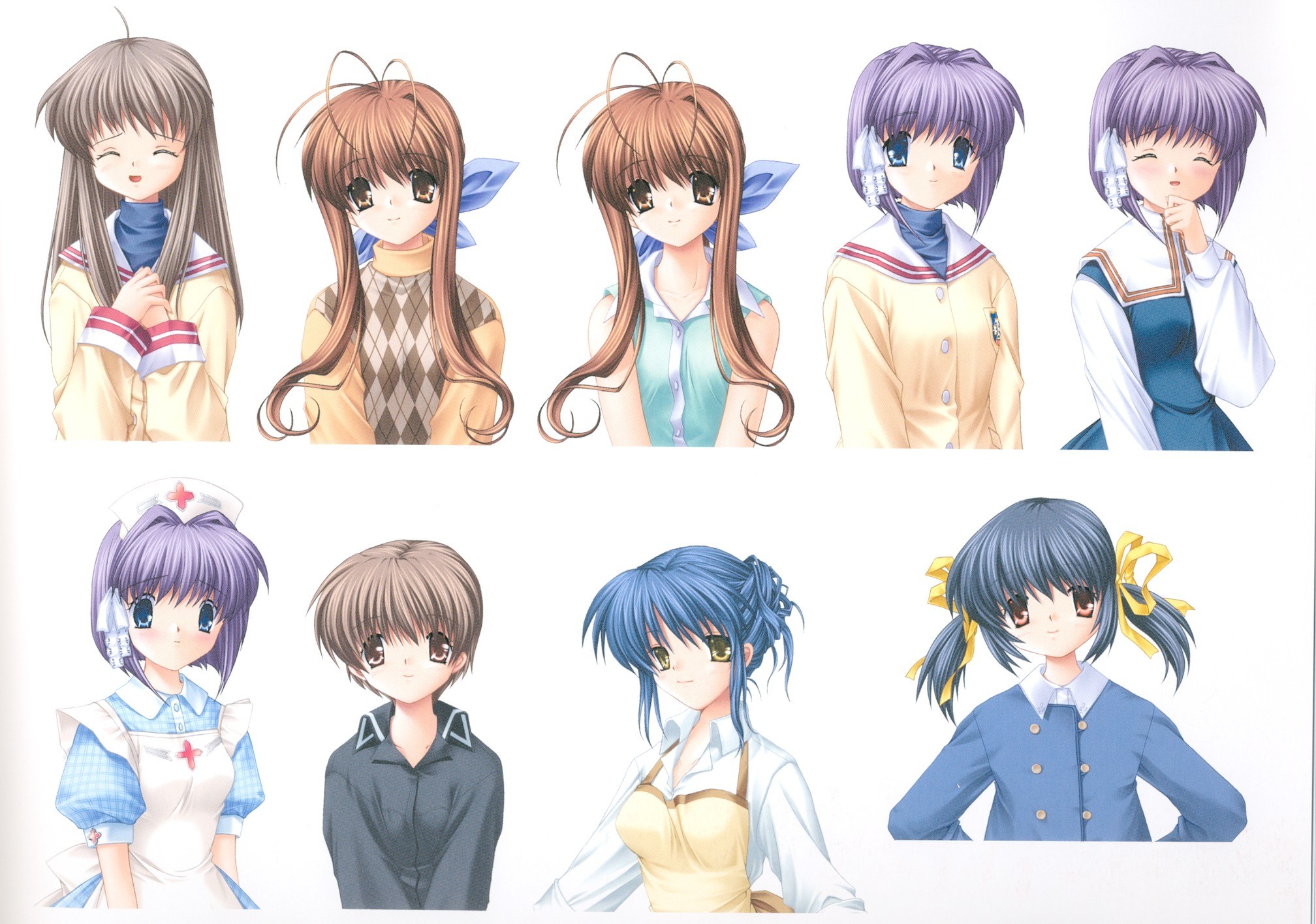 anime character designs collection