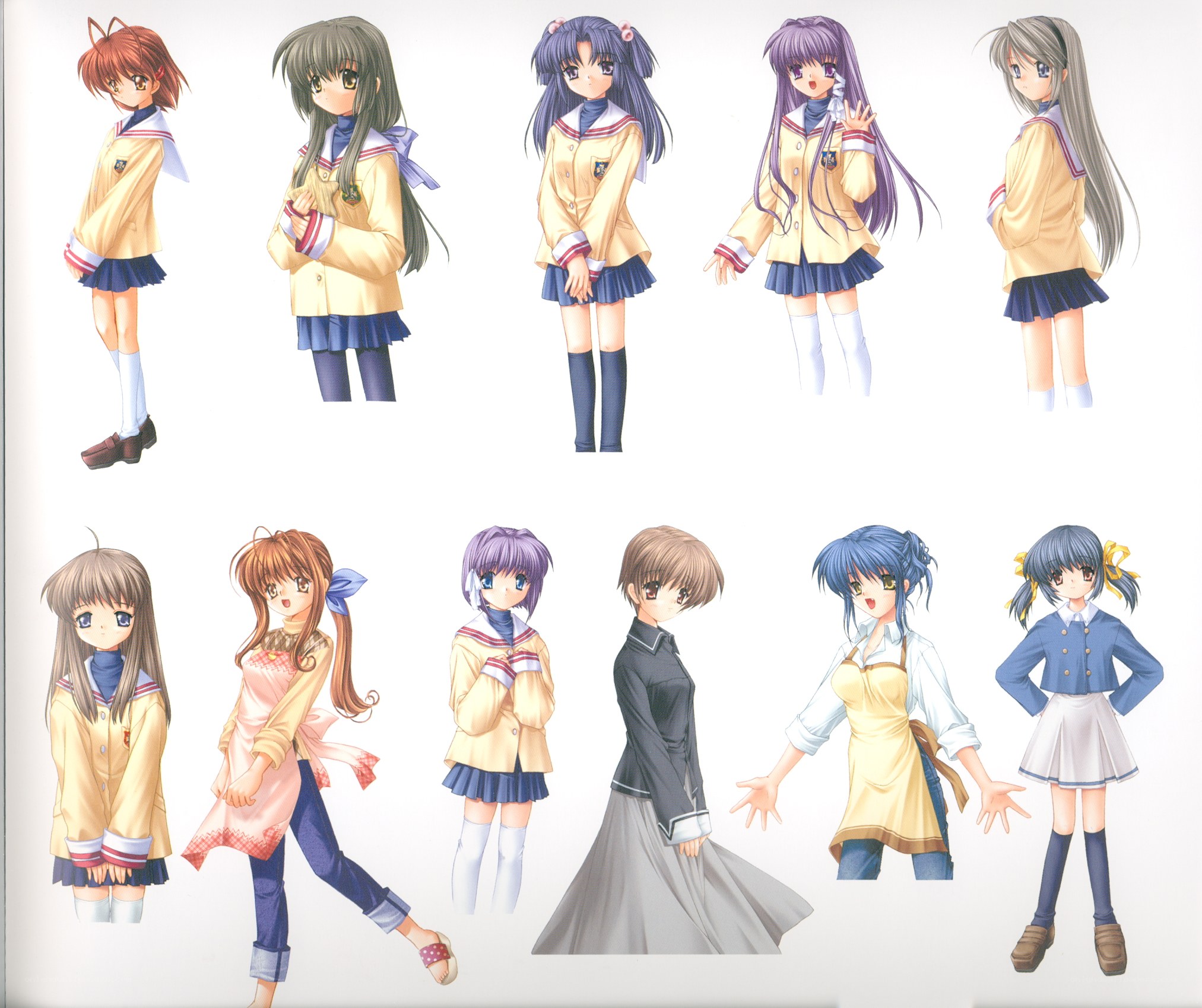 anime character designs collection