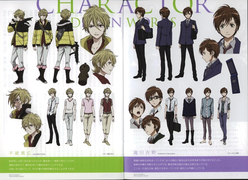 Anime Character Designs — Purple