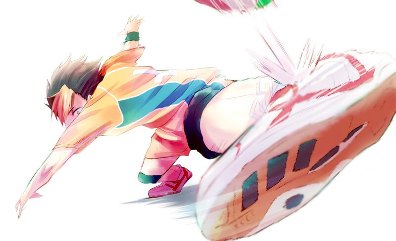Anime Character Diving — White