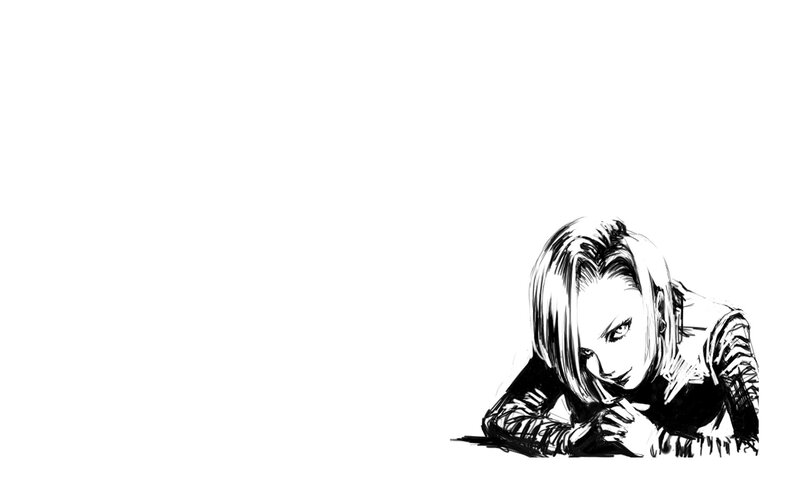 Anime Character Drawing — Black, Dramatic, Manga, Sketch
