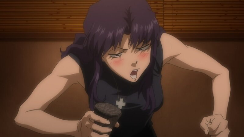 anime character drinking