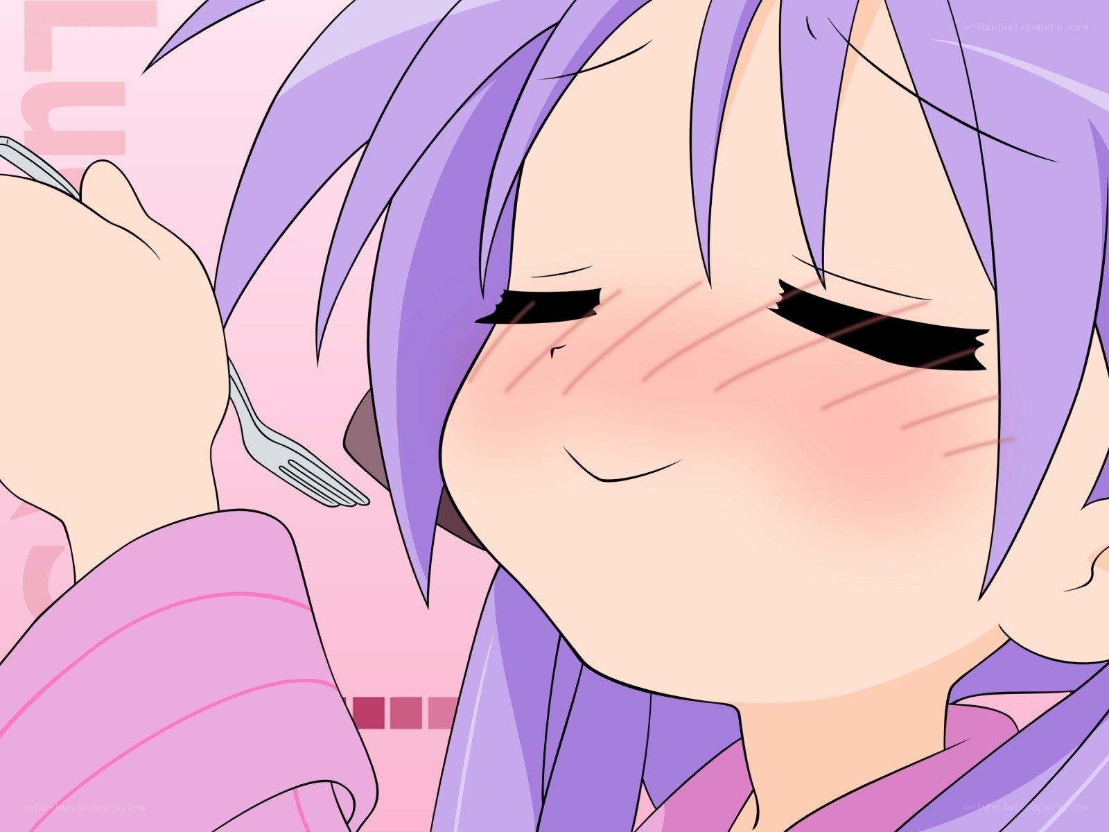 anime character eating