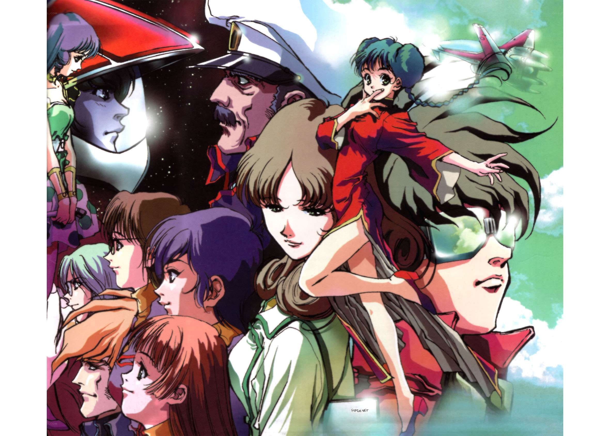 anime character ensemble