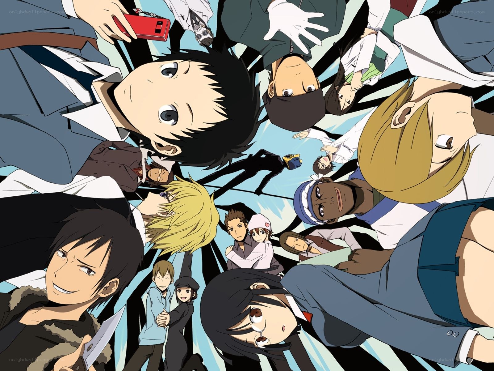 Anime character ensemble