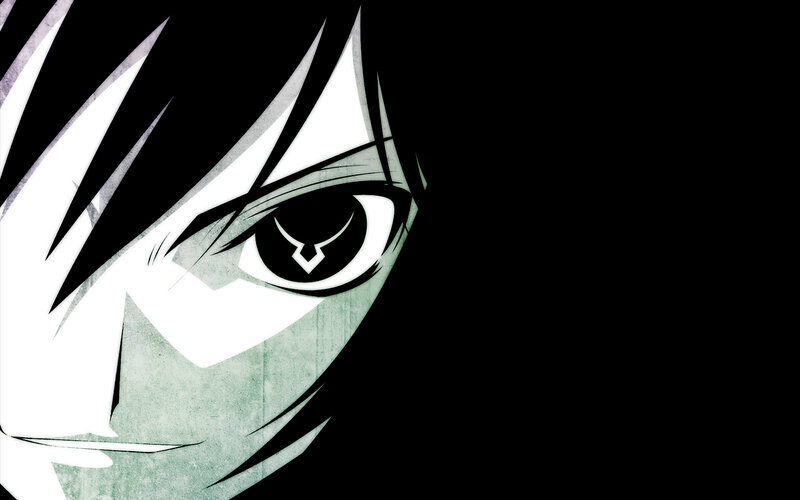 Anime Character Eye — Black, Dramatic, Manga, Hair