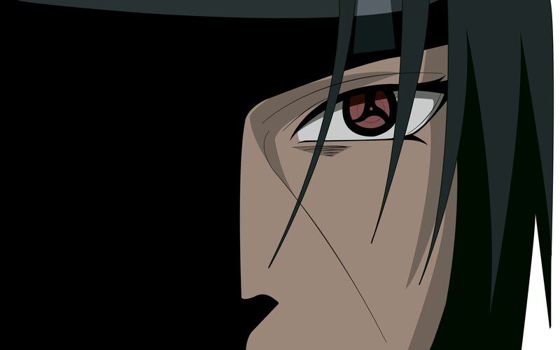 Anime Character Eye — Black, Dramatic
